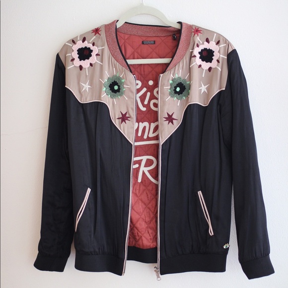 maison scotch bomber jacket